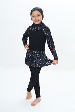 مایو حجاب رنگی بچه گانه ساده Lolliboomkids - کد 929194864