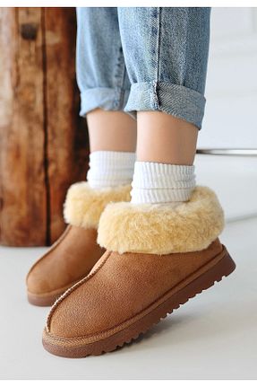 بوت / نیم بوت قهوه ای زنانه جیر KAZAX - کد 900987142