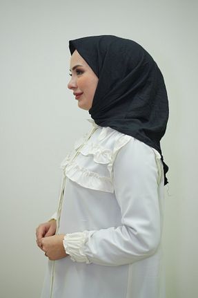 روسری مشکی پنبه ای HABİCH BUOTİQUE - کد 928650907