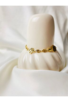 دستبند استیل (فولاد) طلائی زنانه استیل (فولاد) PACHİRA - کد 928656184