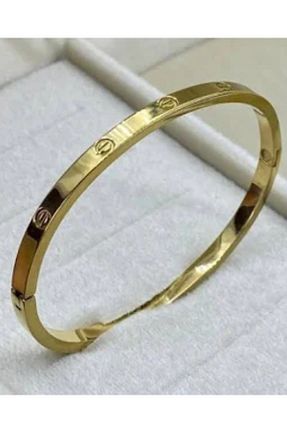 دستبند استیل (فولاد) زرد زنانه استیل ضد زنگ JANRA WORLD - کد 928949260