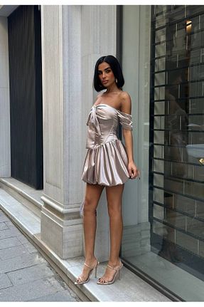 لباس متالیک زنانه ساتن Friday Mood - کد 928654563