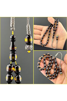 تسبیح زرد کهربا MİHMANDAR - کد 928668469