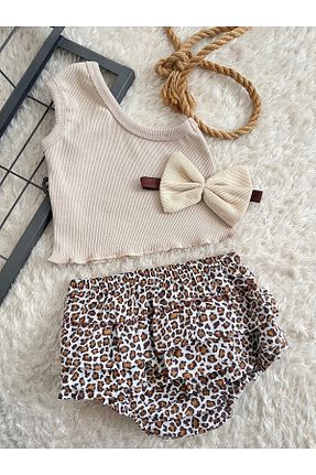 ست نوزادی بژ بچه گانه پنبه ای BAHNUR - کد 928699301