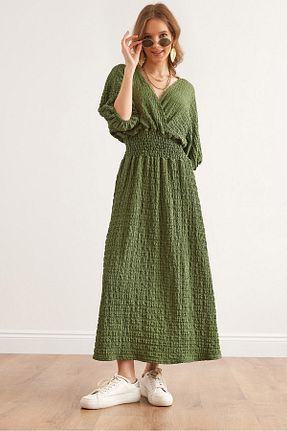 لباس خاکی زنانه بافتنی Olalook - کد 899089422