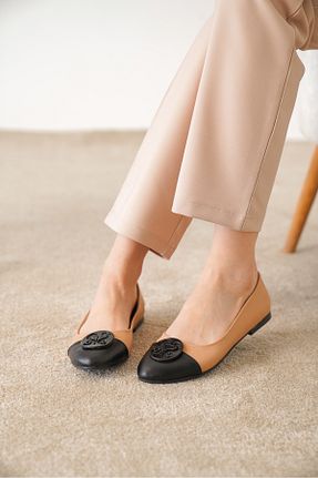 بابت بژ زنانه چرم مصنوعی öz se shoes - کد 791055248