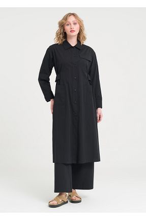 کلاه و ابایا مشکی زنانه پنبه ای Armağan - کد 928721313