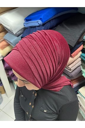 روسری زرشکی İpek Tivil Gülnur tasarım - کد 928722683