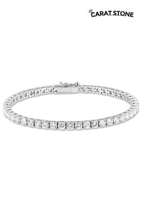 دستبند نقره سفید زنانه 925 عیار CARAT STONE - کد 411579448