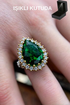 انگشتر نقره سفید زنانه زیرکن CARAT STONE - کد 862950801