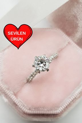 انگشتر نقره سفید مردانه زیرکن CARAT STONE - کد 335731900