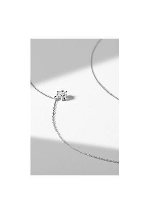 گردنبند نقره سفید زنانه 925 عیار CARAT STONE - کد 679613493