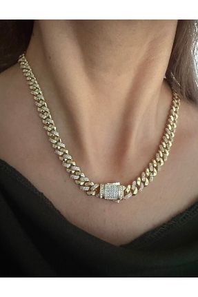 گردنبند استیل ( فولاد ) زرد استیل (فولاد) Chiaro Accessory - کد 928754969
