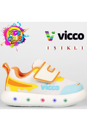 کفش اسنیکر آبی بچه گانه چسبی Vicco - کد 928756510