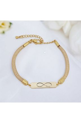 دستبند طلا طلائی زنانه 14 عیار ARCHINO GOLD - کد 928933415