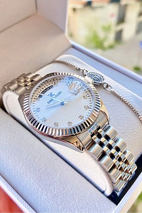 ساعت مچی سفید زنانه 31-34 میلی متر Daniel Klein - کد 929051138