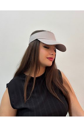کلاه طوسی زنانه پنبه ای CapZone - کد 928858018