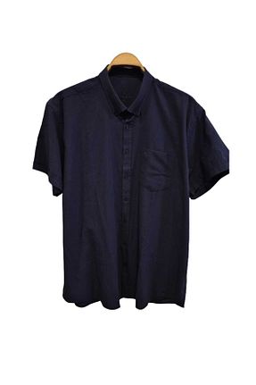 پیراهن سایز بزرگ سرمه ای مردانه سایز بزرگ Vessimo - کد 928873107