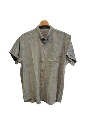پیراهن سایز بزرگ خاکی مردانه سایز بزرگ Vessimo - کد 928871605