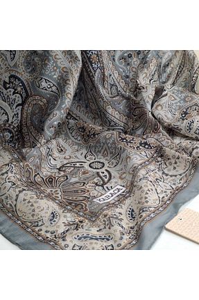 روسری طوسی پلی استر Karaca - کد 928871789