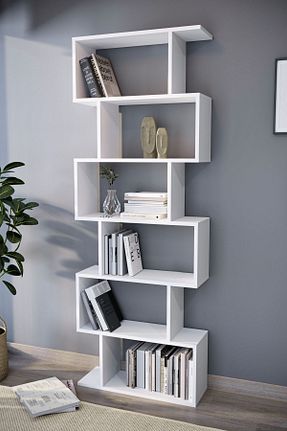 قفسه کتاب سفید 192 سانتی متر Urban Nouk - کد 764522691