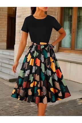 لباس رنگی زنانه بافت Moda Monisa - کد 928890635