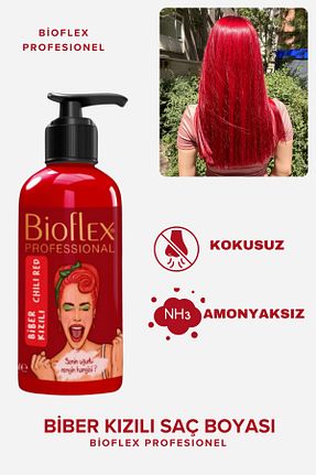 رنگ مو زرشکی Bioflex - کد 806180147
