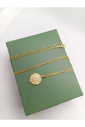 گردنبند نقره زرد زنانه 925 عیار Kjewelry - کد 928893616