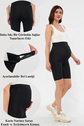 ساق شلواری بارداری مشکی زنانه بافت Lesa Wear - کد 862775056