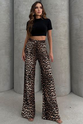 شلوار رنگی زنانه Keten Görünümlü Lesa Wear - کد 898280693