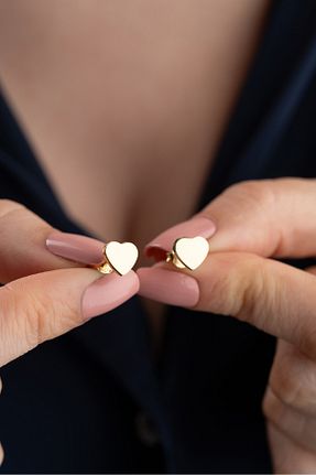 گوشواره نقره طوسی زنانه 925 عیار Silvano Jewelry - کد 928897739