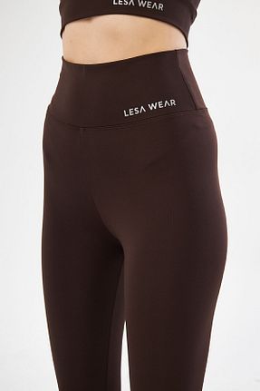 ساق شلواری اسپرت قهوه ای زنانه بلند Lesa Wear - کد 824094063