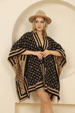 شال قهوه ای زنانه Abalı - کد 928903778