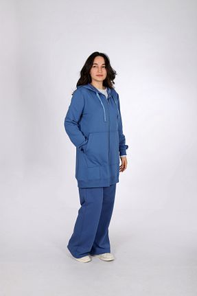 ست گرمکن حجاب آبی زنانه رگولار Butik - کد 922484043