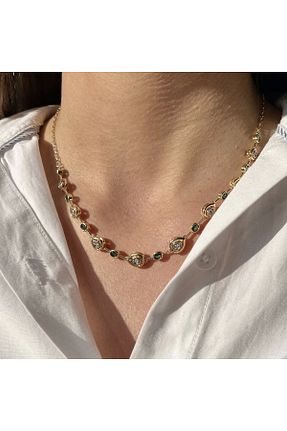 گردنبند استیل ( فولاد ) رنگی استیل ضد زنگ Vintagezegeni - کد 928914665