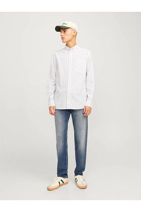 شلوار جین رنگی مردانه پاچه لوله تفنگی Moda Raperin - کد 928928804