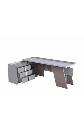 میز اداری طوسی 75 سانتی متر Cesur Mobilya - کد 929273789