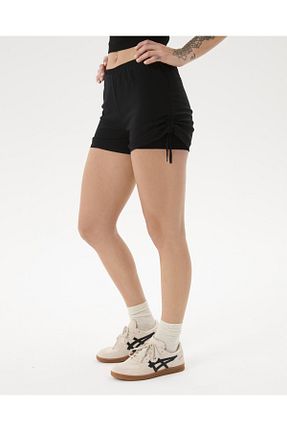 شلوارک و برمودا مشکی زنانه رگولار Ayma Active - کد 928935142