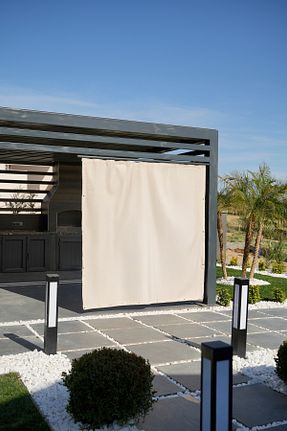 پرده زمینه بژ جیر ALTINPAMUK - کد 734600274