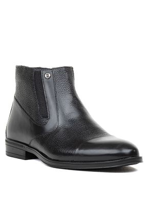 بوت / نیم بوت قهوه ای مردانه چرم خالص Pierre Cardin - کد 48108858