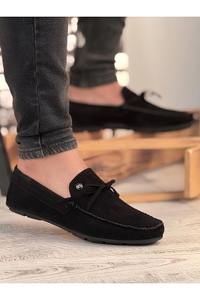کفش کژوال مشکی مردانه چرم خالص Pierre Cardin - کد 799694307