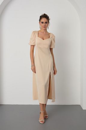 لباس بژ زنانه بافتنی Lafaba - کد 928953448