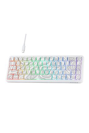 کیبورد گیمر سفید Ajazz - کد 928947451
