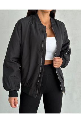 کت مشکی مردانه Bomber moda armanc - کد 811718288