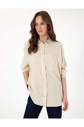 پیراهن نباتی زنانه اورسایز Pierre Cardin - کد 928944875