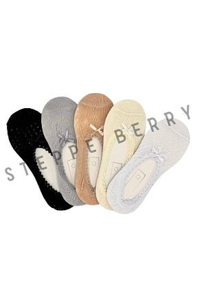 جوراب رنگی زنانه پنبه ای STEPPE BERRY - کد 928955909