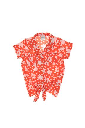 پیراهن صورتی بچه گانه یقه پیراهنی U.S. Polo Assn. - کد 928954799
