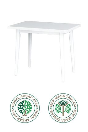 میز آشپزخانه سفید MDF VİLİNZE - کد 257320836