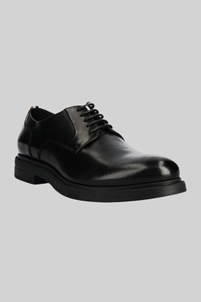 کفش کلاسیک مشکی مردانه پاشنه تخت BOSS - کد 928957161