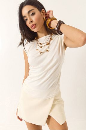 بلوز نباتی زنانه ساده Bianco Lucci - کد 928962327